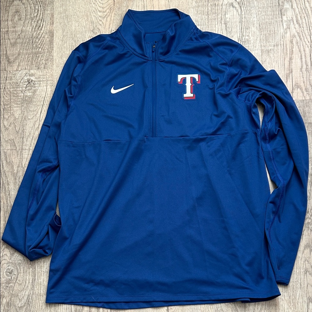 Nike Texas Rangers Men’s 1/2 Zip Pullover